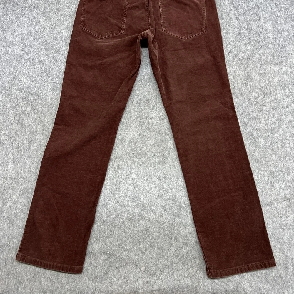Vince Pants Mens 31‎ Brown Corduroy Chino Stretch 5 Pocket Straight Casual 31x28
